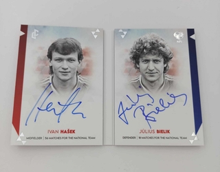 1) LC - NFI Booklet Czech&Slovak Famous Players Bielik/Hašek signatures Silver /11