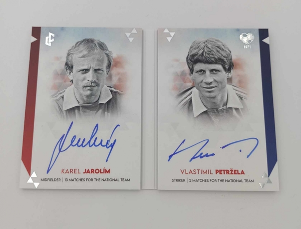 2) LC - NFI Booklet Czech&Slovak Famous Players Petržela/Jarolím signatures Silver /11