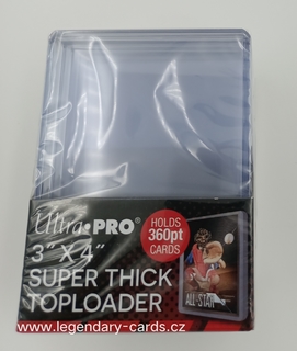 Plastový toploader 360pt Super Thick, balení 5 ks